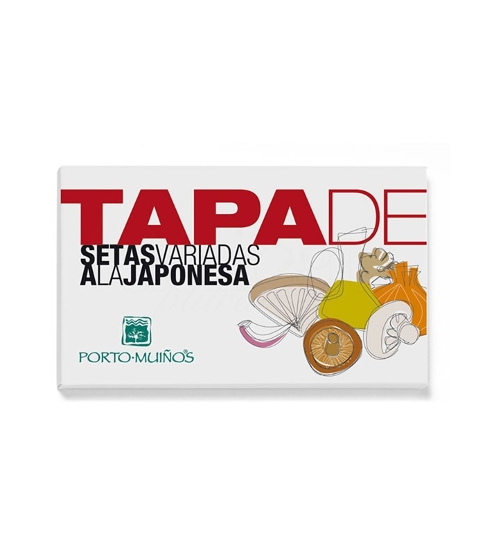 Tapa de setas variadas a la japonesa RR125. Porto-Muiños. 20un. Delicat Gourmet