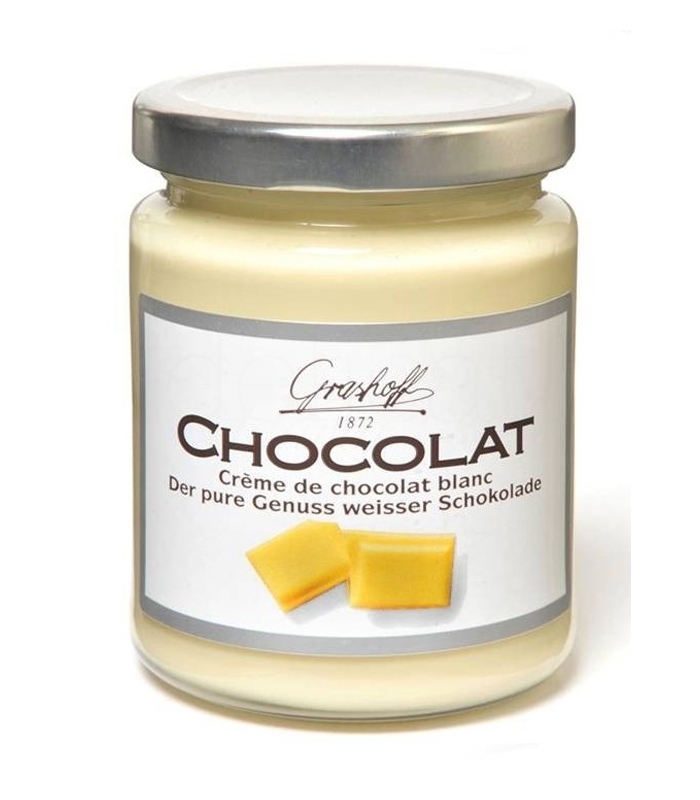 Crema de chocolate blanco 250gr. Grashoff. 6un. Delicat Gourmet