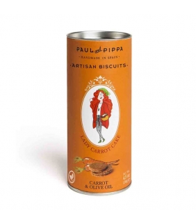 Galletas Canister de Pastel de Zanahoria 130gr. Paul & Pippa. 10un. Delicat Gourmet