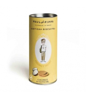 Galletas Canister de Coco 130gr. Paul & Pippa. 10un. Delicat Gourmet