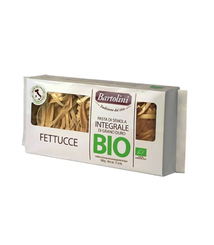 Fettucche Integral BIO 500gr. Bartolini. 12un. Delicat Gourmet