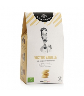 Galletas ECO de Mantequilla y Vainilla (Victor Vanille) 120gr. Generous. 8un. Delicat Gourmet