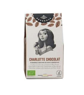 Galletas ECO de Chocolate, Avellanas y Flor de sal (Charlotte Chocolat) 120gr. Generous. 8un. Delicat gourmet