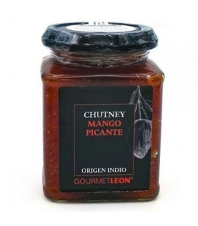 Chutney de mango picante 250gr. Gourmet Leon. 12un. Delicat Gourmet