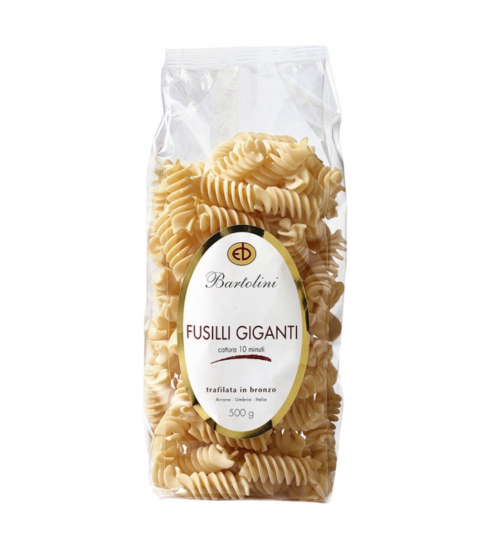 Fusilli giganti 500gr. Bartolini. 12un. Delicat Gourmet