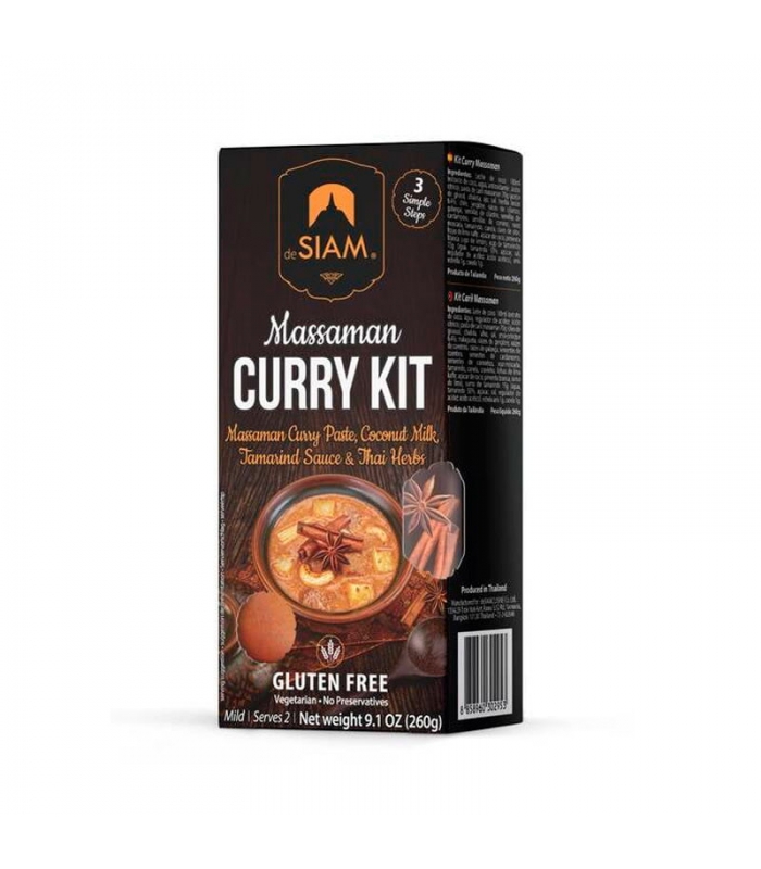 Kit de Curry Massaman 260gr. deSIAM.  Delicat Gourmet