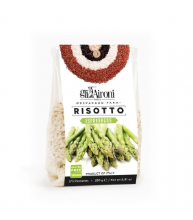 Risotto de Espárragos 250gr. gliAironi. Delicat Gourmet