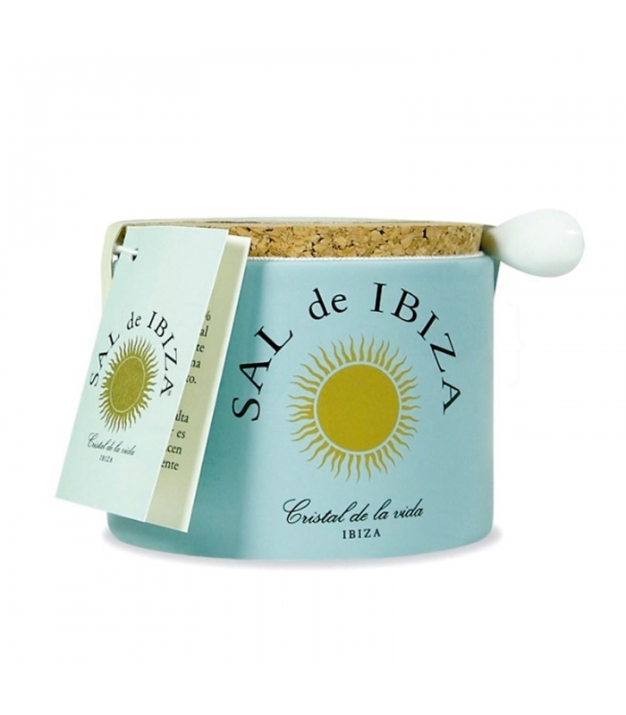 Flor de sal cerámica 150gr. Sal de Ibiza - Productos Gourmet
