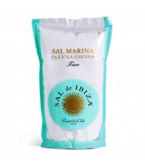 Sal de Ibiza para cocina fina 1kg. Sal de Ibiza. 6un. Delicat Gourmet