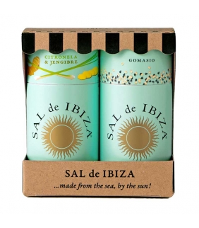 Pack Granito Citronela y Jengibre & Gomasio 175gr. Sal de Ibiza. 5un. DelicatGourmet