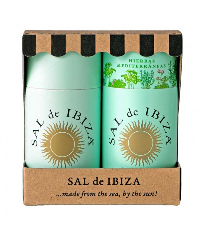 Pack Granito Puro & Hierbas 180gr. Sal de Ibiza. 5un. DelicatGourmet