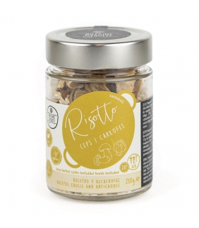 Risotto Ceps y Alcachofa 210gr. Botanic & Fruits. 12un. Delicat Gourmet