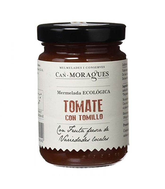 Mermelada Tomate con Tomillo Ecológica 170gr. Can Moragues. 6un. Delicat Gourmet