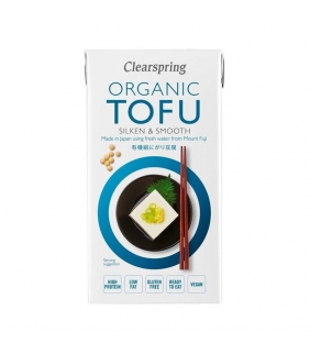 Tofu Sedoso Japonés 300gr. Clearspring. 12un.