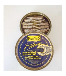 Sardinillas picantes 120gr. Los Peperetes. 12un. Delicat Gourmet