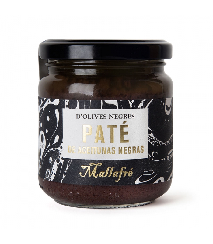 Paté de olivas negras 185gr. Mallafré. 6un. Delicat Gourmet