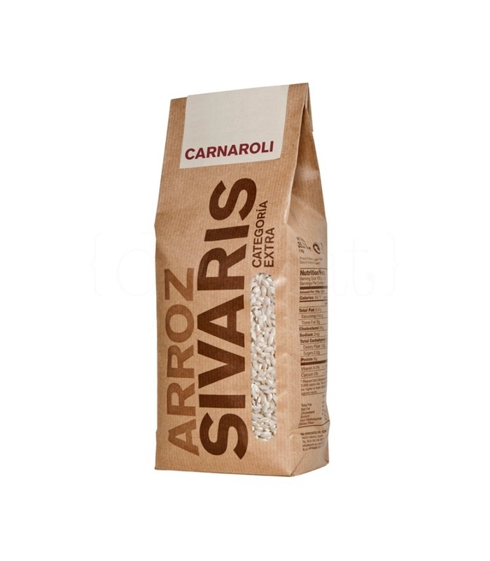 Arroz Carnaroli 1kg. Sivaris. 6un. Delicat Gourmet