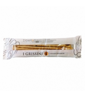 Grissini con aceitunas Taggiasche 200gr. I Quotidiani. 12un.