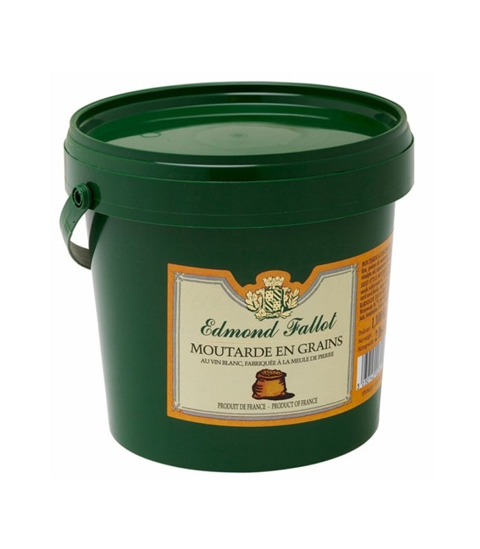 Mostaza en grano 1100gr. Edmond Fallot. 12un. Delicat Gourmet