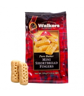 Shortbreads Fingers de Mantequilla Mini 125gr. Walkers. 12un. Delicat Gourmet